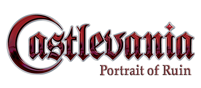Castlevania: Portrait of Ruin title screen for Nintendo DS